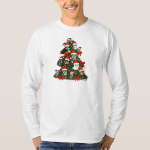 Eulen-Weihnachtsbaum T-Shirt