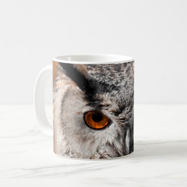 Eulenblick Kaffeetasse (Vorderseite Links)