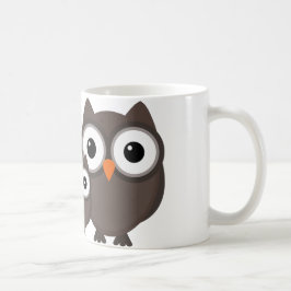 Eulenfamilien-Tasse Tasse
