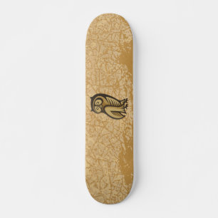 Eulensymbolfarbe Skateboard