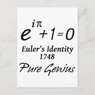 Euler-Identität Postkarte
