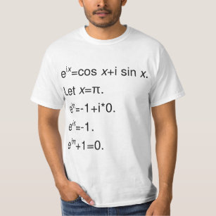 Eulers Formel, Ableitung der Identität T-Shirt