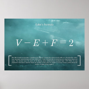 Eulers Formel - Math Poster