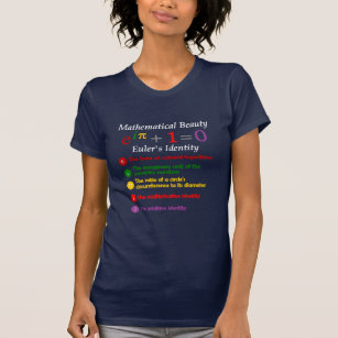 Eulers Identität Schöne Mathe-T - Shirt