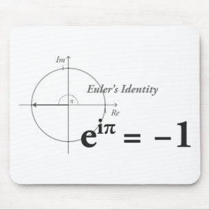 Eulers Identitäts-Mathe-Formel Mousepad