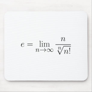Eulers konstant durch Stirlings Gleichung Mousepad