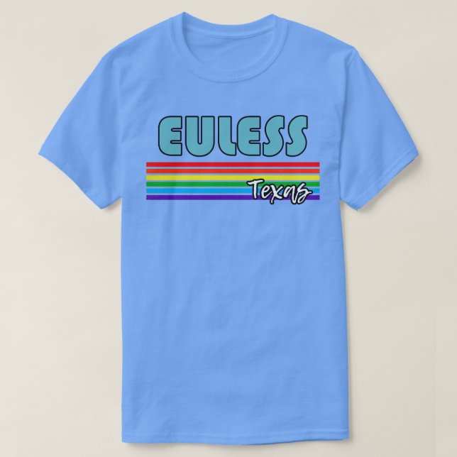 Euless Texas Pride Euless LGBT-Geschenkunterstützu T-Shirt (Design vorne)