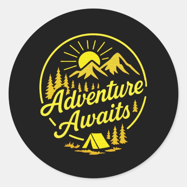 Eunice Runder Aufkleber (Vorderseite)