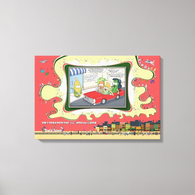 Eunuch Corn | Glückwunsch zum Alleinsein 24x16 Leinwanddruck (Vorderseite)