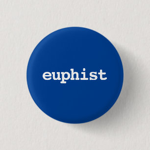 euphärische Typografie-Taste Button