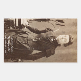 Euphemia Amelia Nightingale Allen Rechteckiger Aufkleber
