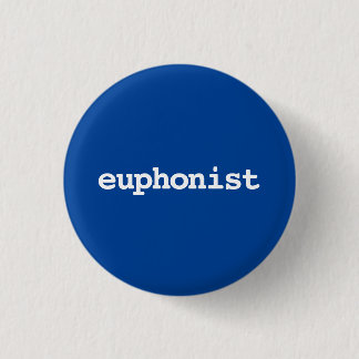 euphonistische Typografie Button