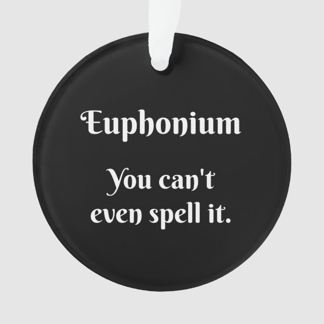 Euphonium Attitude! Ornament (Vorderseite)