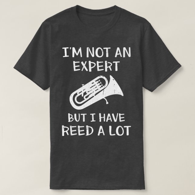 Euphonium Baritone Marching Tuba Brass Instrument T-Shirt (Design vorne)