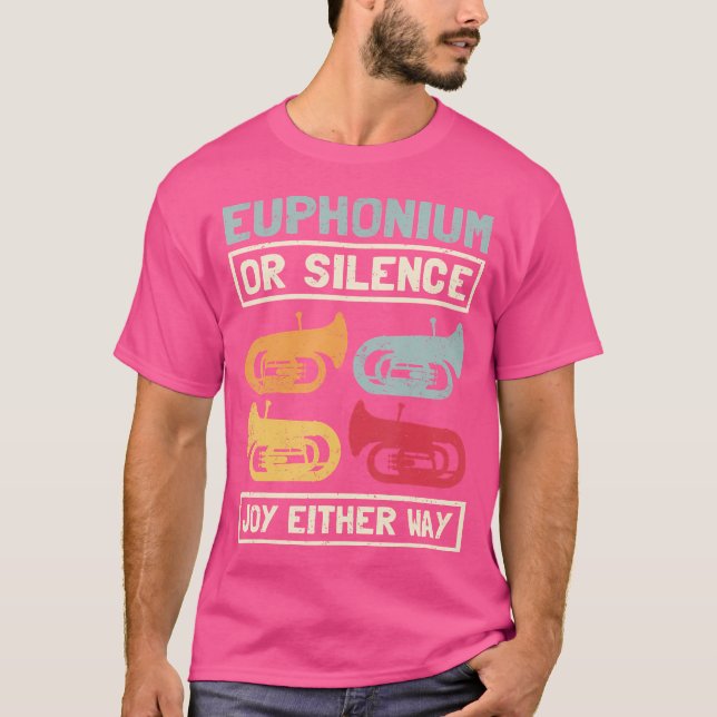 Euphonium Blech Euphoniumist Euphonium Blech Orche T-Shirt (Vorderseite)