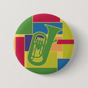 Euphonium-Farbblöcke-Taste Button