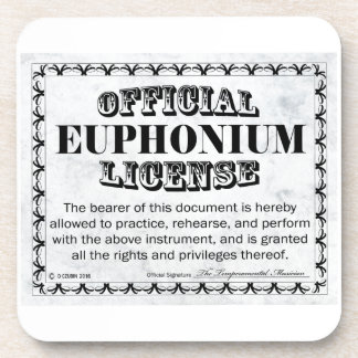Euphonium-Lizenz Untersetzer