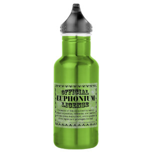 Euphonium-Lizenz Wasserflasche