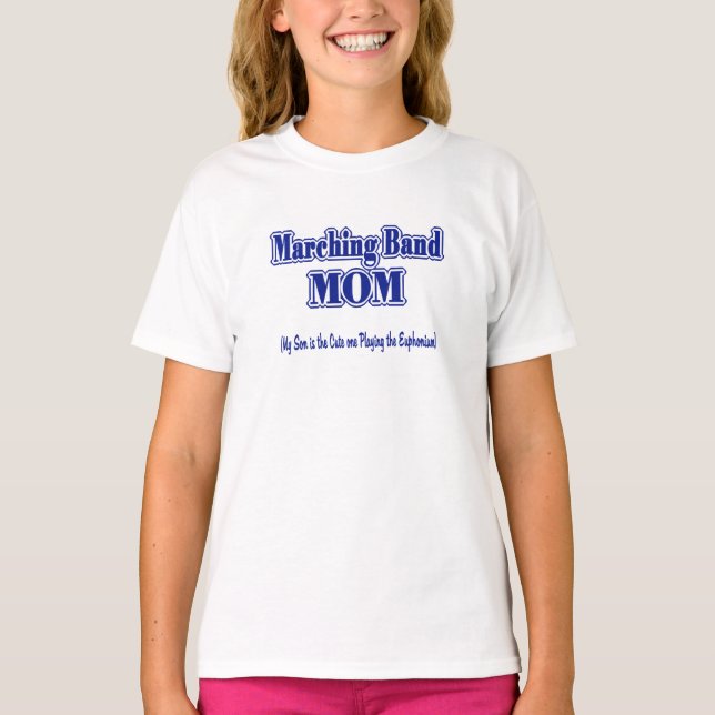 Euphonium-Marching-Band-Mama T-Shirt (Vorderseite)