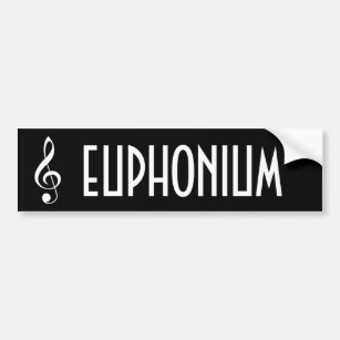 Euphonium-Musik-Autoaufkleber-Geschenk Autoaufkleber