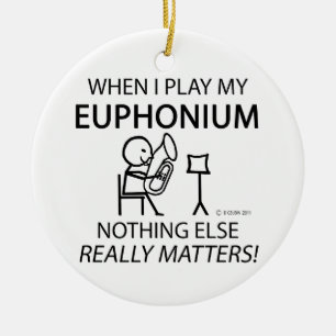 Euphonium nichts anderes ist von Bedeutung Keramikornament