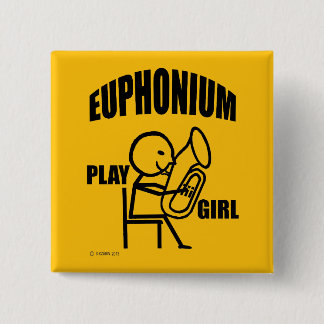 Euphonium Play Girl Button