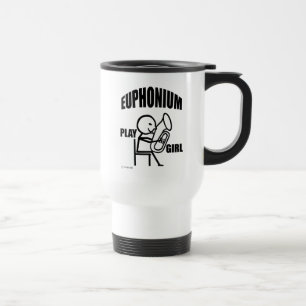 Euphonium Play Girl Travel Mug Reisebecher
