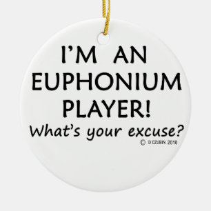 Euphonium Player Entschuldigung Keramik Ornament