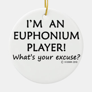 Euphonium Player Entschuldigung Keramik Ornament