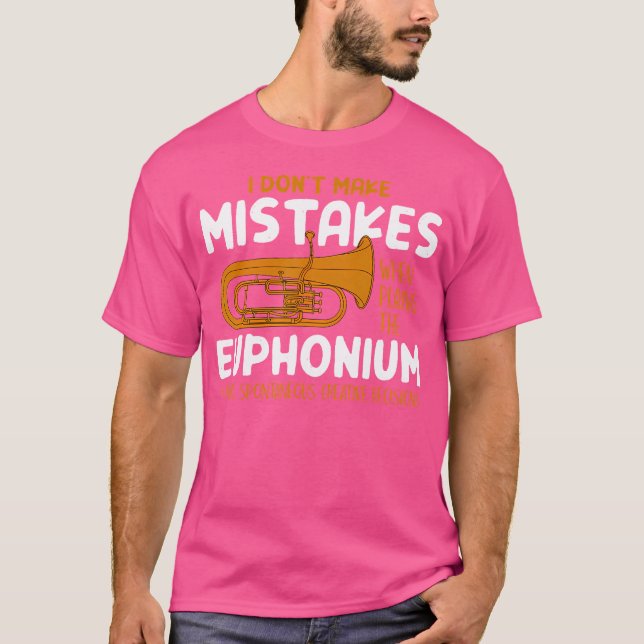 Euphonium Player Funny Euphonist Music Gift Men Wo T-Shirt (Vorderseite)