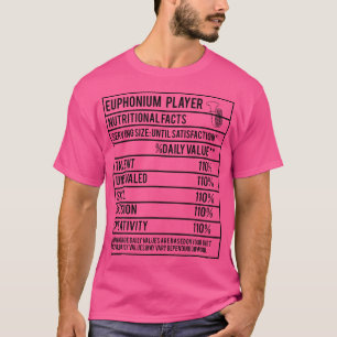 Euphonium Player Musician Musical Band Music Funny T-Shirt