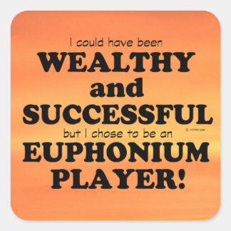 Euphonium Reiche und erfolgreiche Square Sticker