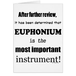 Euphonium wichtigstes Instrument