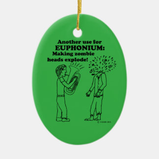 Euphonium Zombie Explode Keramik Ornament