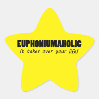 Euphoniumaised Life Star Sticker