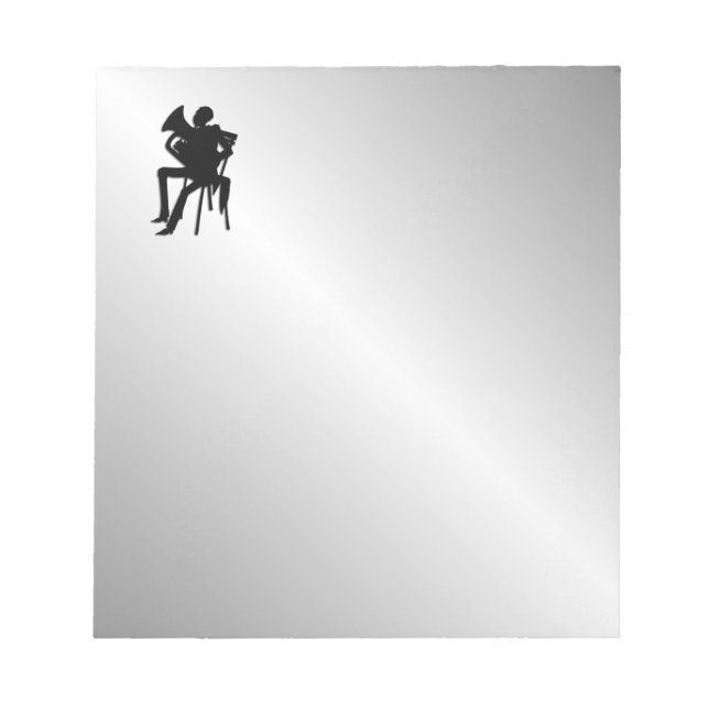 Euphoniumspieler Notizblock (Vorderseite)