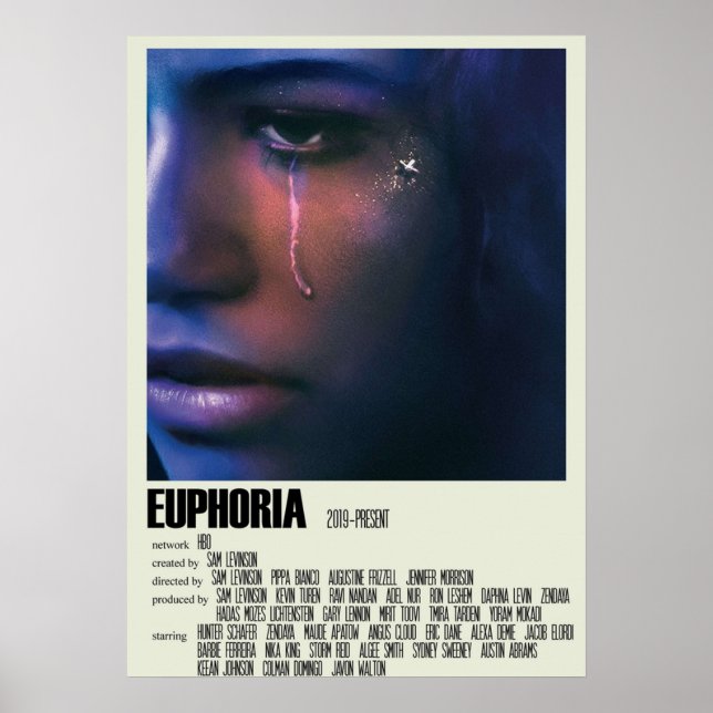 Euphoria Alternative Art TV Show Large 2 Poster (Vorne)