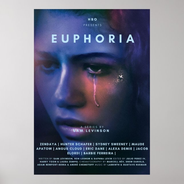 EUPHORIA ZENDAYA TV SHOW POSTER (Vorne)