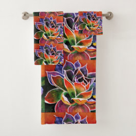 Euphorische Agaven-Bad-Tücher Badhandtuch Set