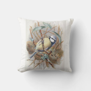 Eurasian Blue Bird Kissen