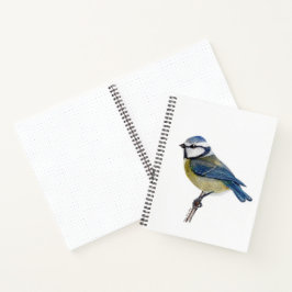 Eurasian Blue Tit Bird Notebook Notizbuch