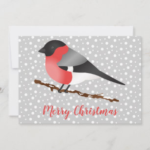 Eurasian Bullfinch Bird Frohe Weihnachten Custom