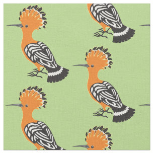Eurasian Hoopoe (Upupa epops) Stoff