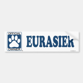 Eurasier Blau Autoaufkleber