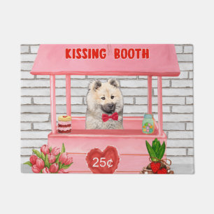 Eurasier Dog Valentine's Day Kissing Booth Fußmatte