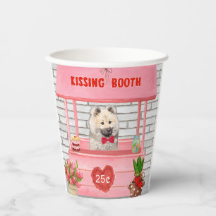 Eurasier Dog Valentine's Day Kissing Booth Pappbecher