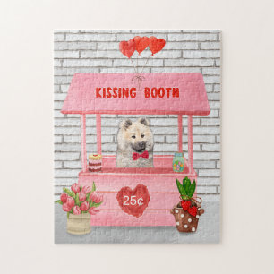 Eurasier Dog Valentine's Day Kissing Booth Puzzle