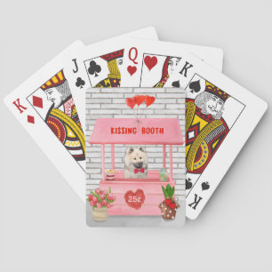 Eurasier-Hund Valentinstag Kussstand Spielkarten