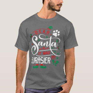 Eurasier Hund Weihnachts-Hunde-Rasse Retro-Mädchen T-Shirt