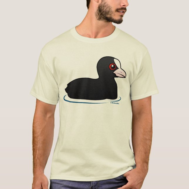 Eurasisches Blässhuhn T-Shirt (Vorderseite)